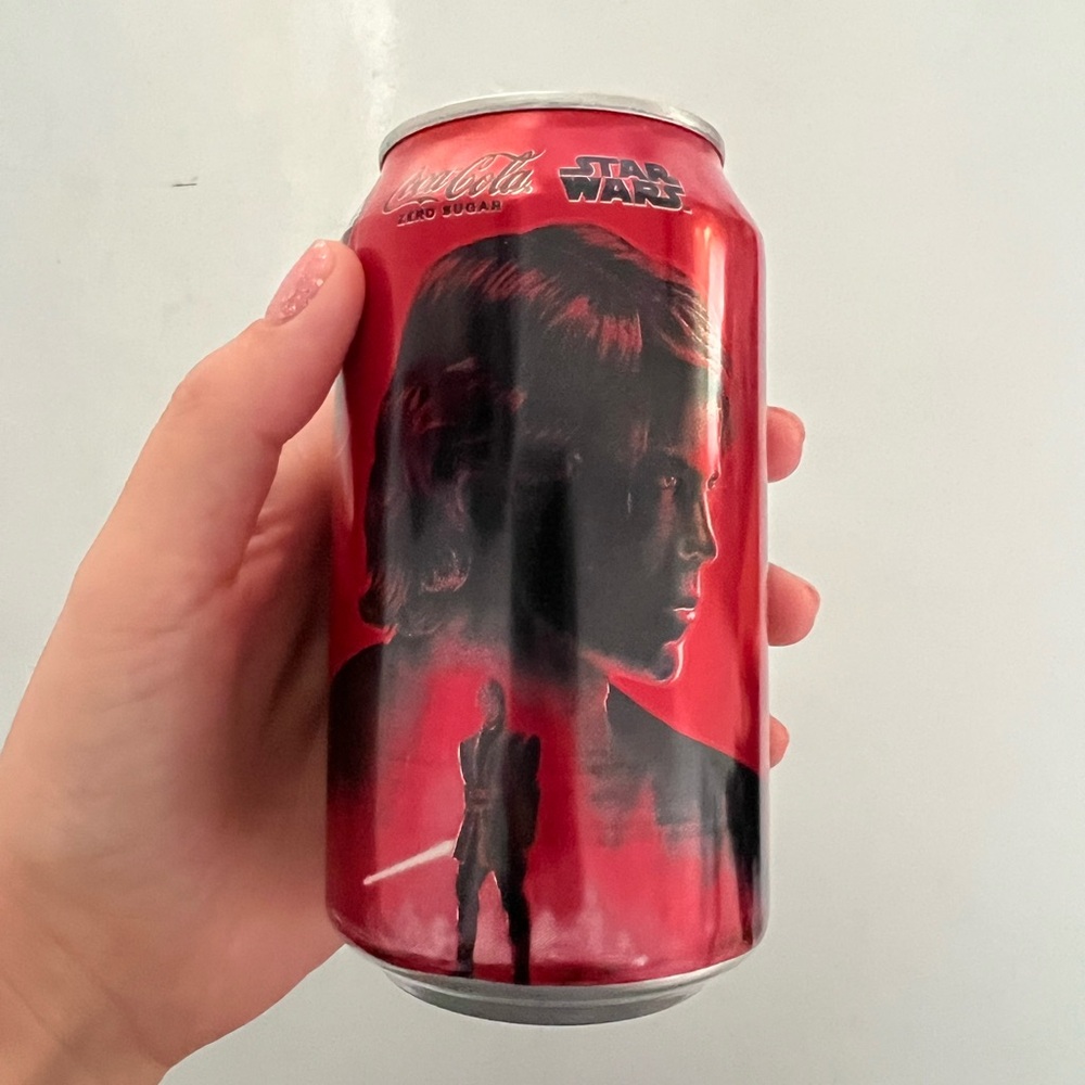 Anakin Skywalker Star Wars Coke can